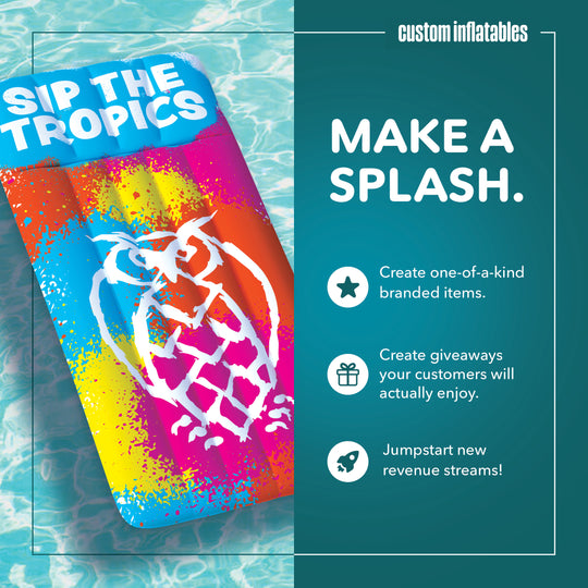 Custom Inflatable Can Mattress | Free Designs | Custom Inflatables