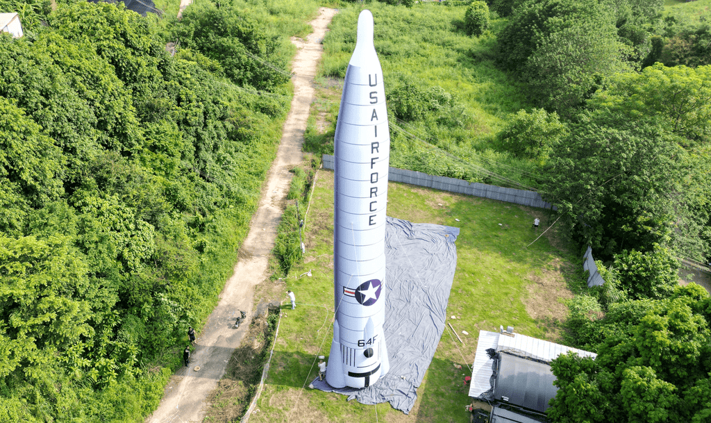 80ft Missile Replica for Trade Show