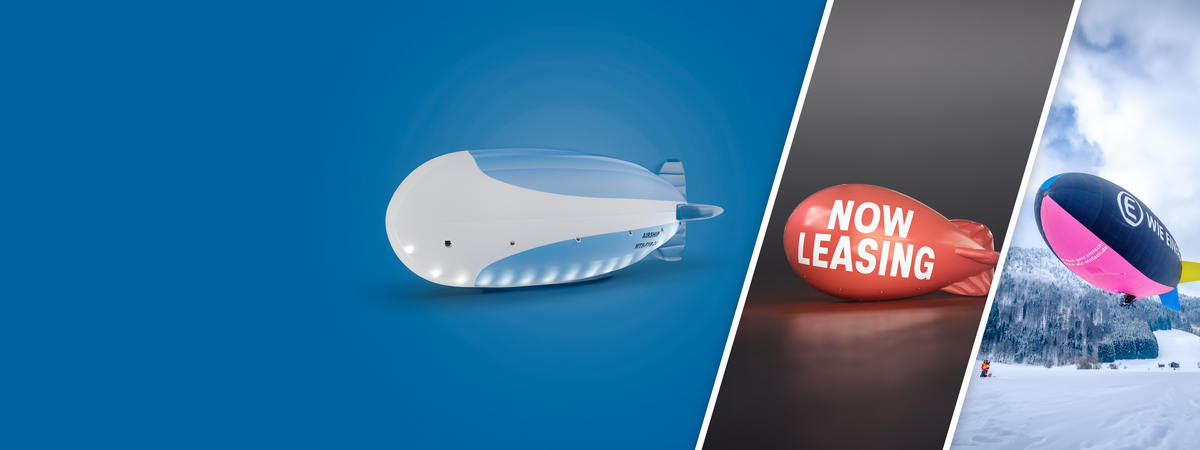 Blimp Inflating Custom Inflatable Advertising Blimp | Custom Inflatables