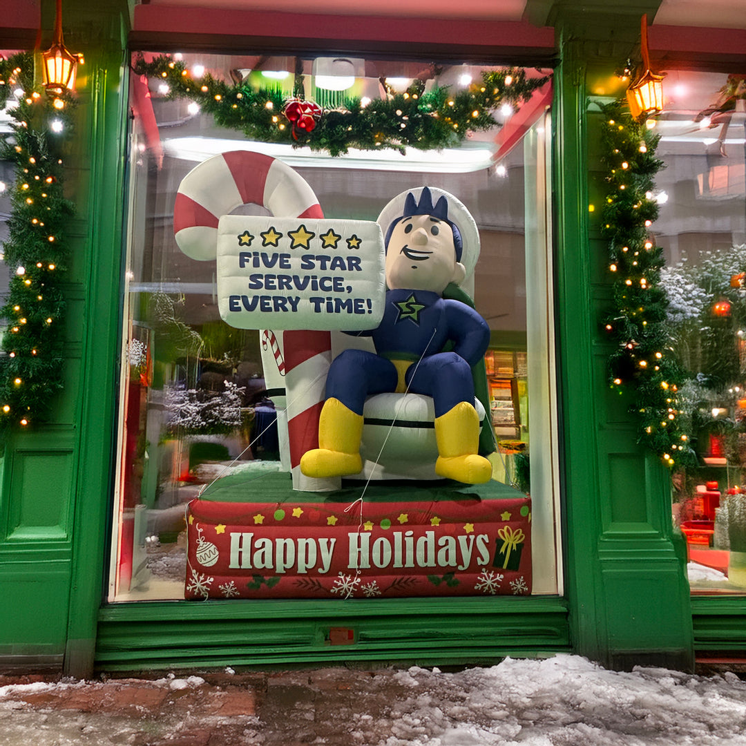 Custom Company Christmas Character | Free Designs | Custom Inflatables