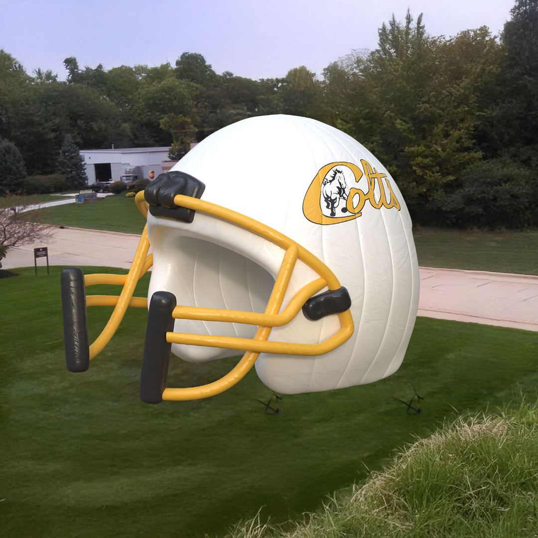 big inflatable football helmet Custom Inflatable Giant Football Helmet | Free Designs