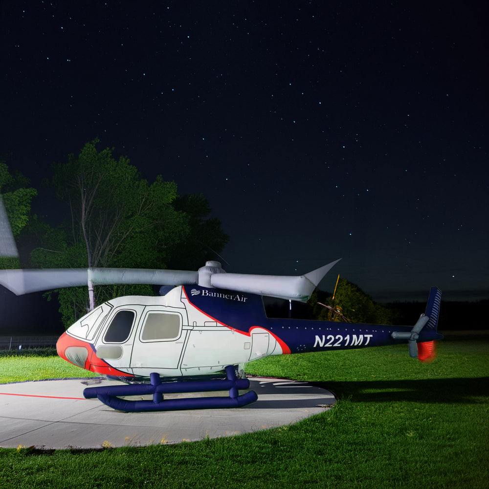 Custom Inflatable Helicopter | Free Designs | Custom Inflatables