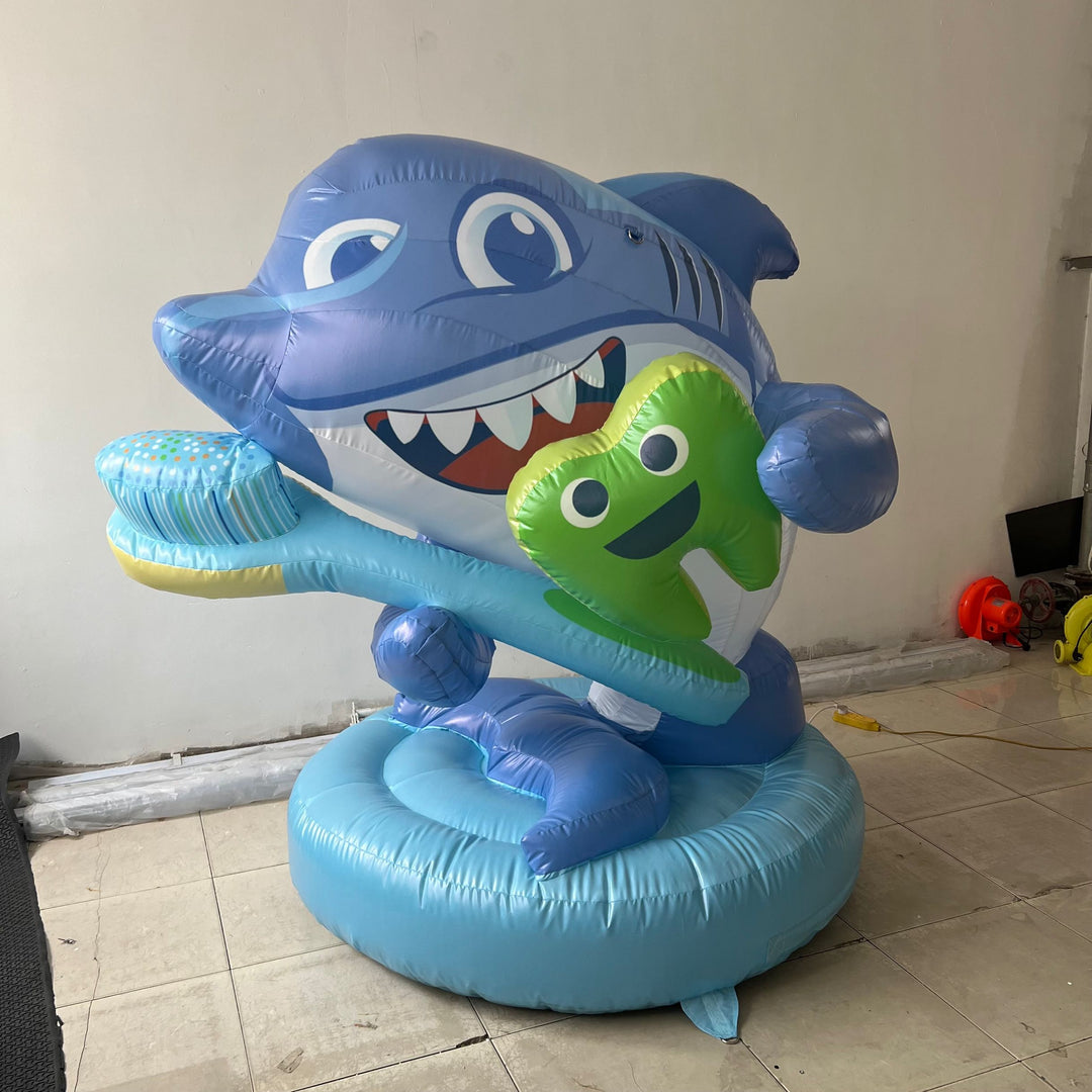 character inflatables shark