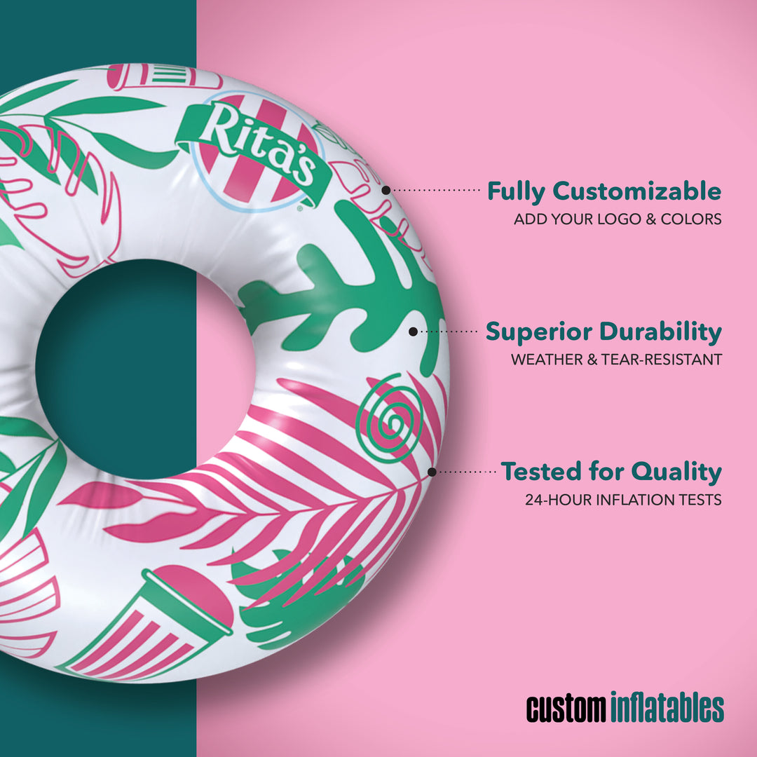 Custom Inflatable Logo Pool Mattress | Free Designs | Custom Inflatabl ...