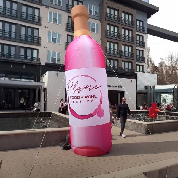 Custom Inflatable Wine Bottle | Free Designs | Custom Inflatables