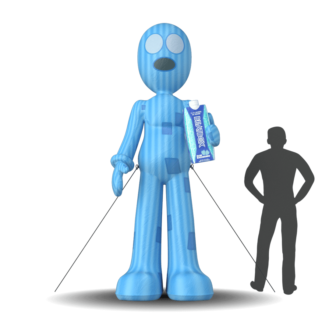 custom inflatable beatbox character